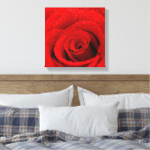 Foto der Rote Rose Hintergrund Leinwanddruck (Insitu (Schlafzimmer))