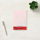Foto der Rote Rose Hintergrund Post-it Klebezettel (Büro)