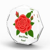 Foto der rote Rose zum Muttertag (Rechts)