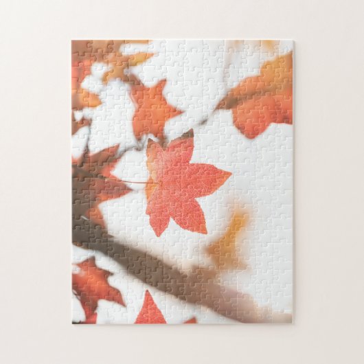Foto der Roten Herbstleaf Puzzle (Vertikal)