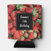 Foto der Roten Juicy Erdbeeren Dosenkühler (Rückseite)