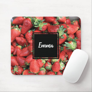 Foto der Roten Juicy Erdbeeren Mousepad