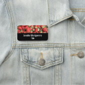 Foto der Roten Juicy Erdbeeren Namensschild (Beispiel)