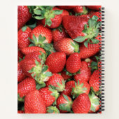 Foto der Roten Juicy Erdbeeren Notizblock (Rückseite)