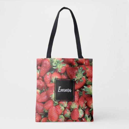 Foto der Roten Juicy Erdbeeren Tasche (Vorderseite)
