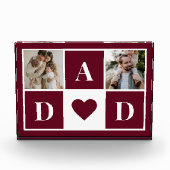 Foto der roten Moderne - Zweifamilienblock (Vorderseite)