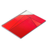 Foto der roten Tafel Notizblock (Linke Seite)