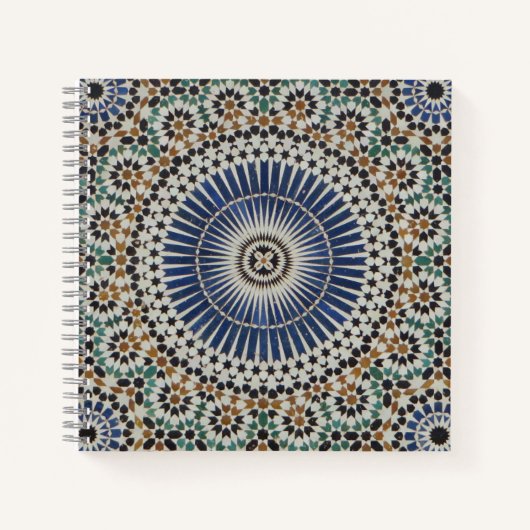 Foto der schönen marokkanischen Mosaikfliese Notizblock (Vorderseite)