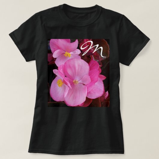 Foto der schönen rosa Blume Extravagant T-Shirt (Design vorne)