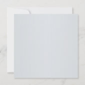 Foto der schwarzen, weißen, roten Polka-Dot-Gradui Einladung (Rückseite)