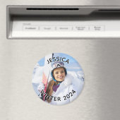 Foto der Schwarzweißtextanzeige Magnet (In Situ (Geschirrspüler))