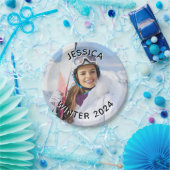 Foto der Schwarzweißtextanzeige Pappteller (Party)