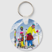 Foto der Schwarzweißtextanzeige Schlüsselanhänger (Rückseite)