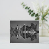 Foto der Skyline-Landschaft New Yorks Postkarte (Stehend Vorderseite)
