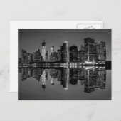 Foto der Skyline-Landschaft New Yorks Postkarte (Vorne/Hinten)