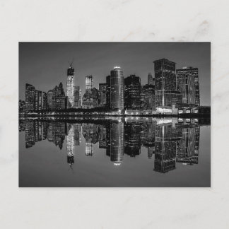 Foto der Skyline-Landschaft New Yorks Postkarte