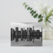 Foto der Skyline-Landschaft New Yorks Postkarte (Stehend Vorderseite)