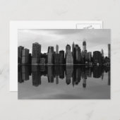 Foto der Skyline-Landschaft New Yorks Postkarte (Vorne/Hinten)
