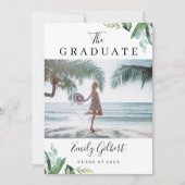 Foto der Sommergraduiertenparty für Wasserfarben Einladung (Vorderseite)