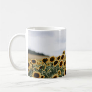FOTO DER SONNENBLUMEN KAFFEETASSE