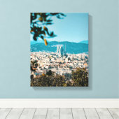 Foto der Stadt Leinwanddruck (Insitu (Holzboden))