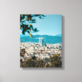 Foto der Stadt Leinwanddruck