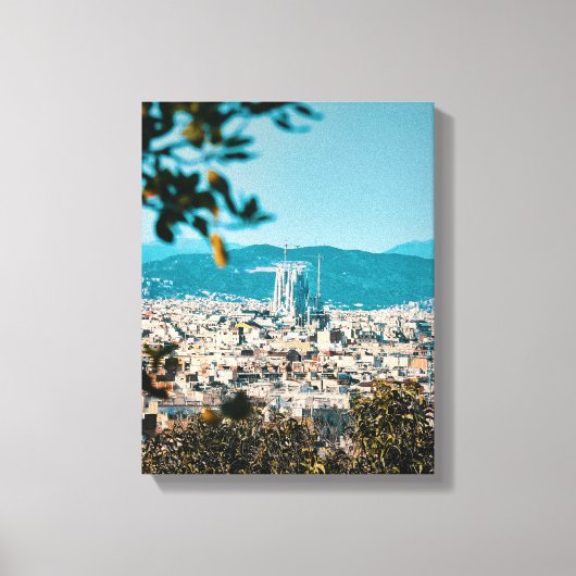 Foto der Stadt Leinwanddruck (Vorderseite)