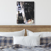Foto der städtischen Lichter Leinwanddruck (Insitu (Schlafzimmer))