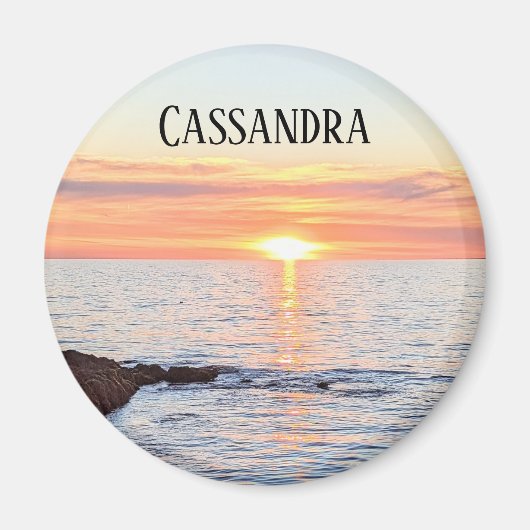 Foto der Sunset Name-Markierung Magnet (Vorne)