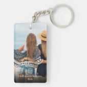 Foto der Trauzeugin Schlüsselanhänger (Rückseite)