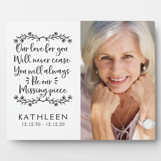 Foto der Typografie Fotoplatte (Vorderseite)