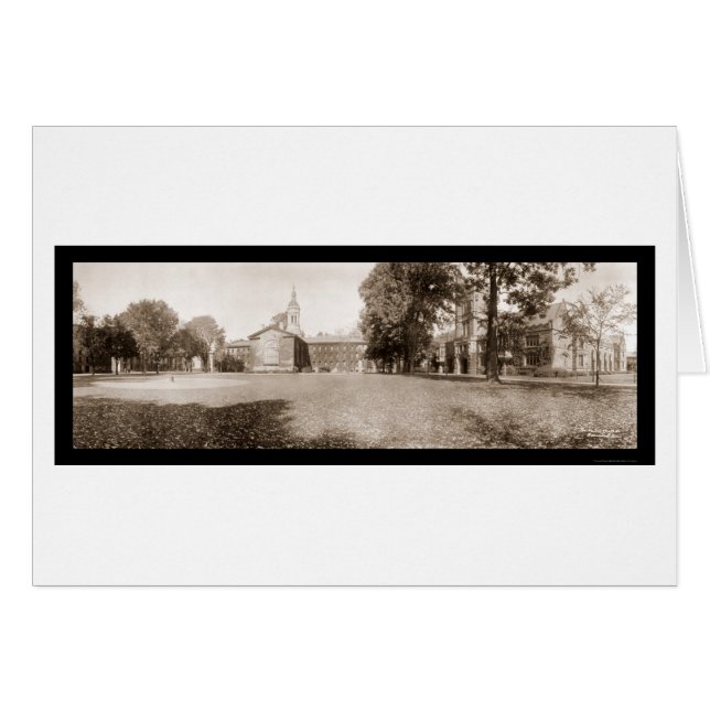 Foto der Universität Princeton 1909 (Vorderseite (Horizontal))