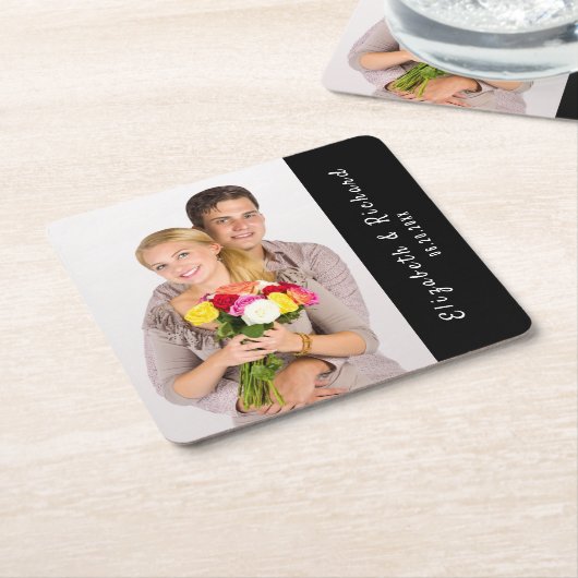 Foto der Vertragspartei Rechteckiger Pappuntersetzer (angewinkelt)