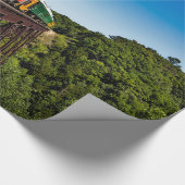 Foto der Vintagen Eisenbahnbrücke Geschenkpapier (Ecke)