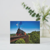 Foto der Vintagen Eisenbahnbrücke Postkarte (Stehend Vorderseite)