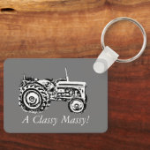 Foto der Vintagen Grauschnecke Schlüsselanhänger (Vorderseite)