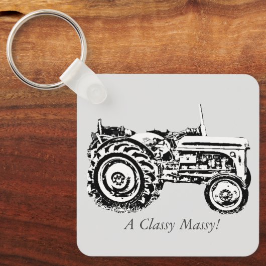 Foto der Vintagen Grauschnecke Schlüsselanhänger (Vorderseite)