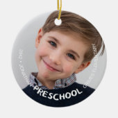 Foto der Vorschule Keepake Keramik Ornament (Vorne)