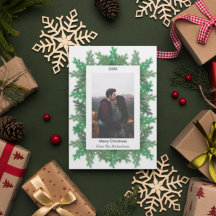 Foto der Weihnachtsbaumzweige