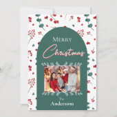 Foto der Weihnachtsnachtsböcke Feiertagskarte (Vorderseite)