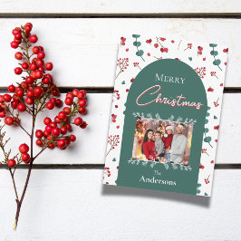 Foto der Weihnachtsnachtsböcke Feiertagskarte