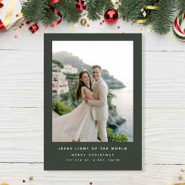 Foto der Weltküste Feiertagskarte