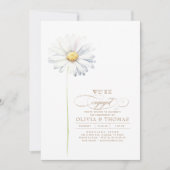 Foto der Wildblumen der "White Daisy"-Gruppe Einladung (Vorderseite)