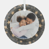 Foto der Winterstars Ornament Aus Glas (Vorderseite)