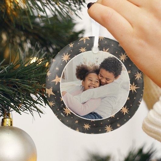 Foto der Winterstars Ornament Aus Glas