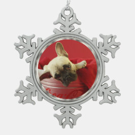 Foto der Zinn-Schneeflocke-DIY Schneeflocken Zinn-Ornament