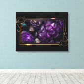 Foto des atemberaubenden Edelsteins Leinwanddruck (Insitu (Holzboden))