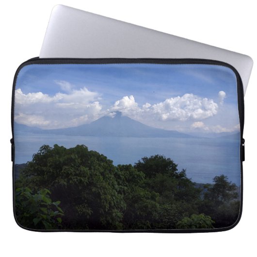 Foto des Atitlan-Sees Laptopschutzhülle (Vorderseite)