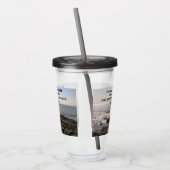 Foto des Atlantischen Ozeans mit Bibelerfolg Acryltrinkbecher (Links)