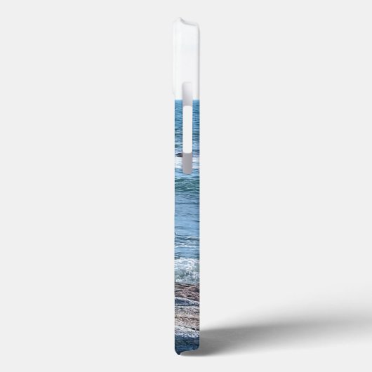 Foto des Atlantischen Ozeans mit Wellenbrechern Case-Mate iPhone Hülle (Rückseite / Links)